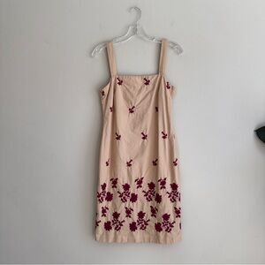 Tocca Wide Strap Embroidered Mini Dress 6